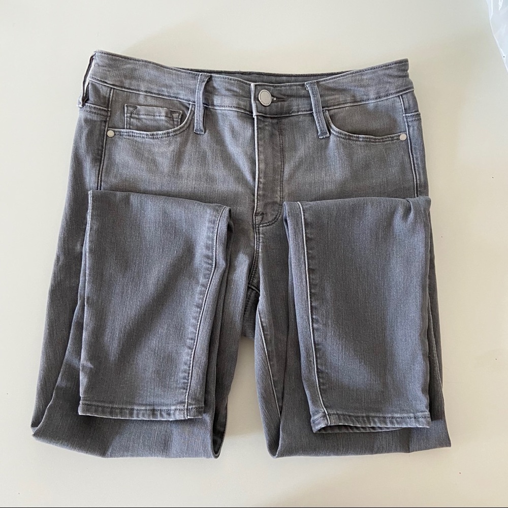 ATHLETA Sculptek gray wash skinny jeans Size 4